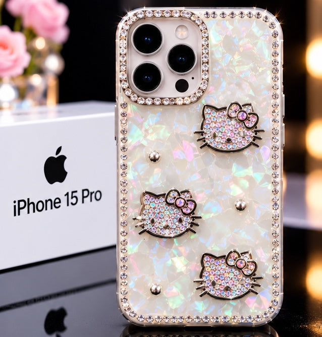 iPhone 15 Pro Luxury Crystal Bling Case