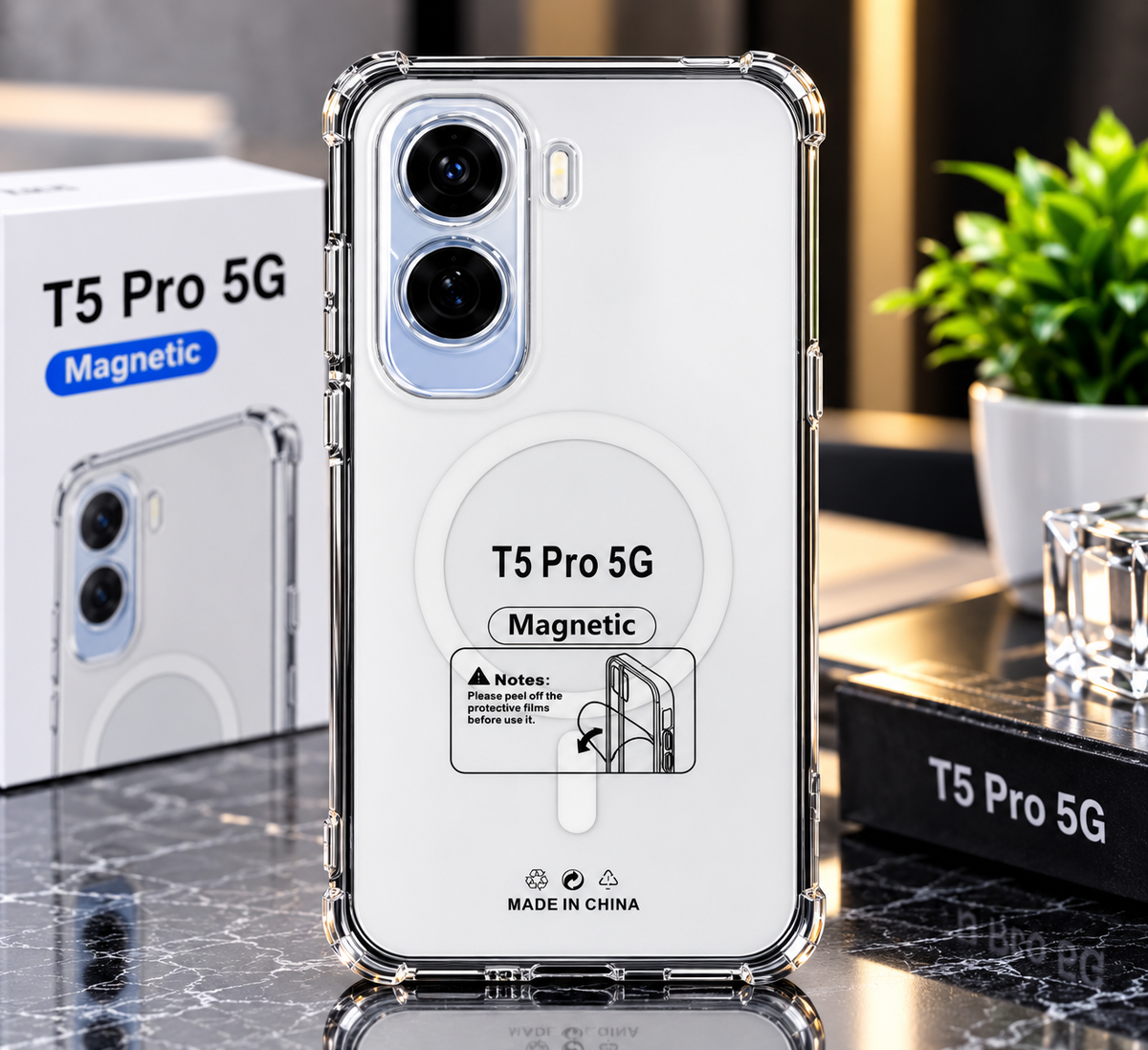 Vivo T5 Pro Anti Yellow Smart Case