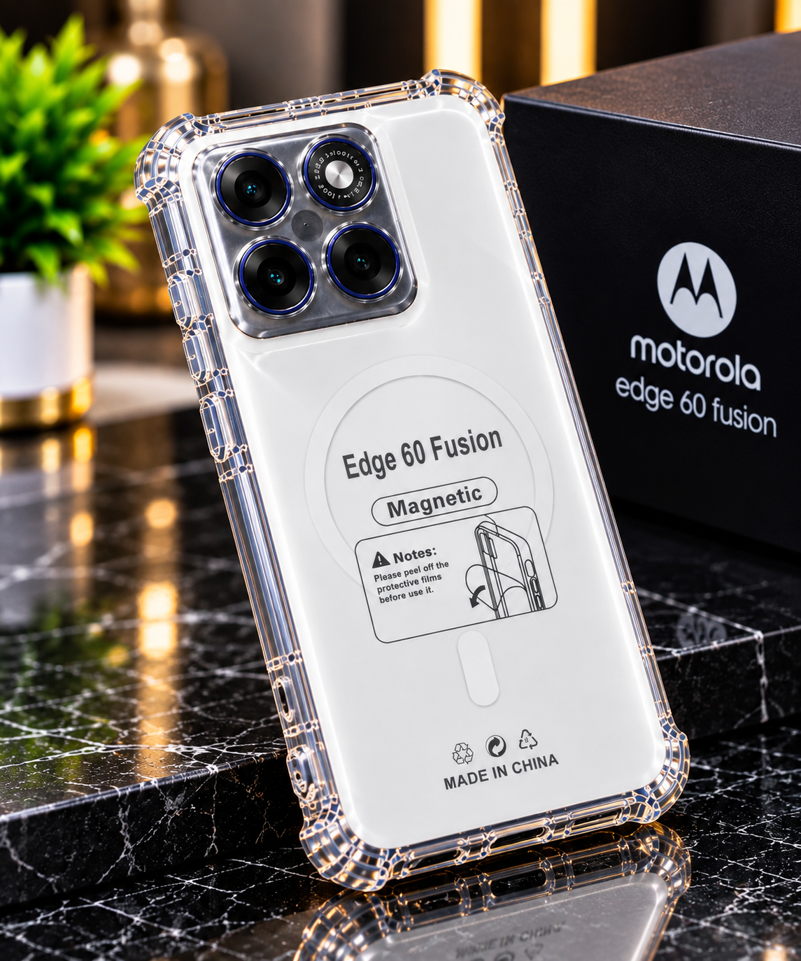 Motorola Edge 60 Fusion Anti Yellow Smart Case