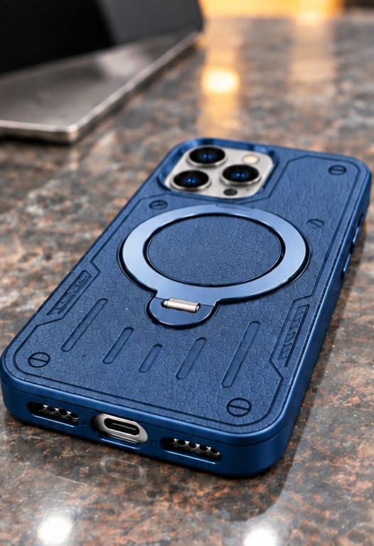 iPhone 15 Pro Ring Holder Magnetic Phone Case