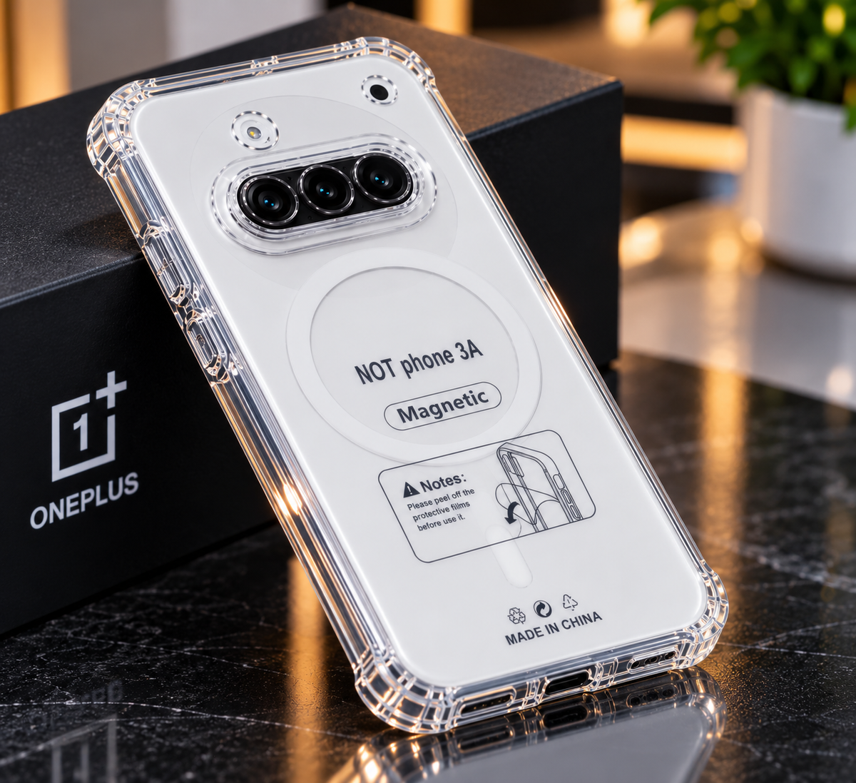 Nothing Phone 3a Anti Yellow Smart Case