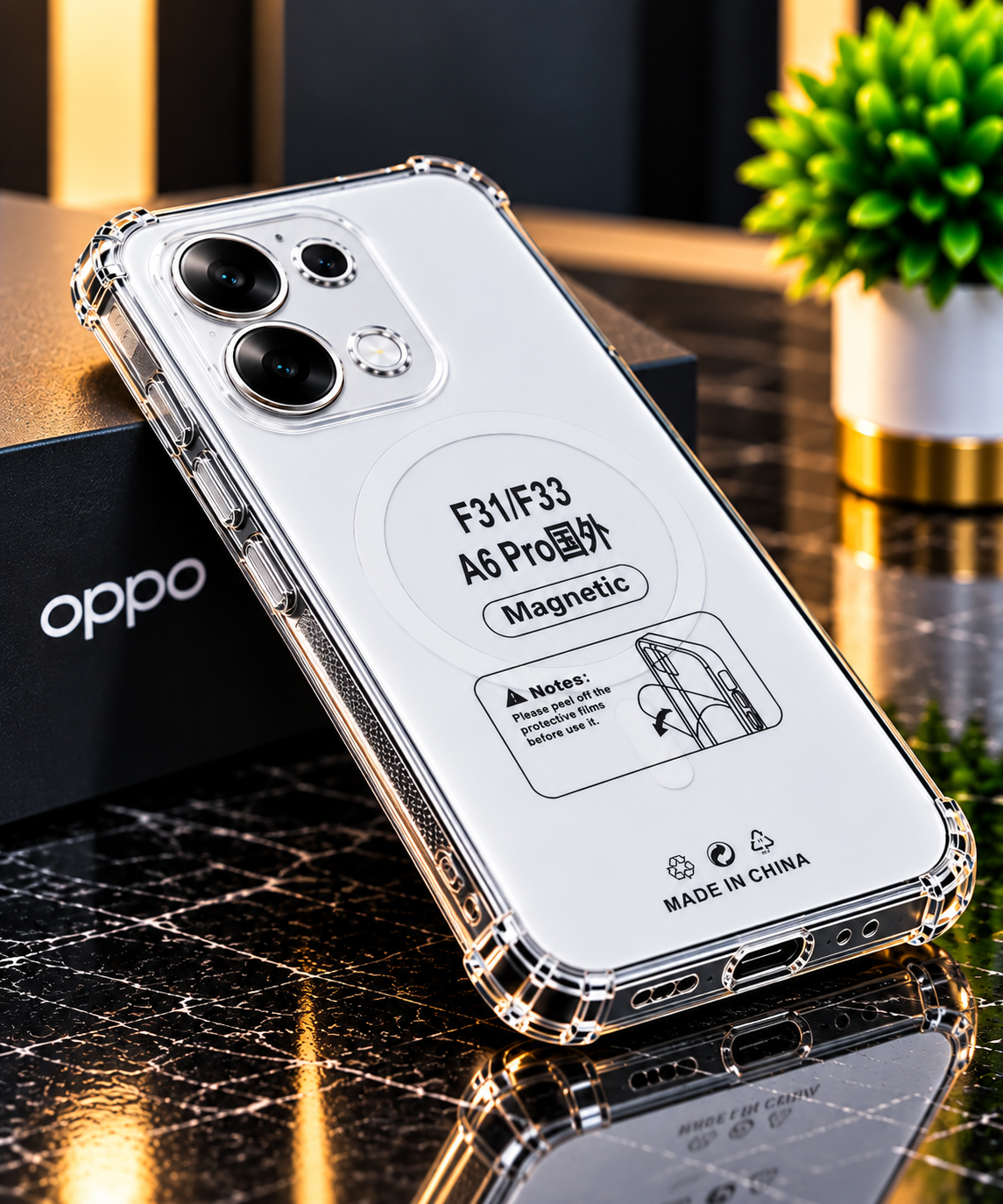 Oppo F31 Anti Yellow Smart Case