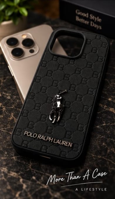 iPhone 16 Pro Max Premium Polo Ralph Lauren Style Luxury Protective Case