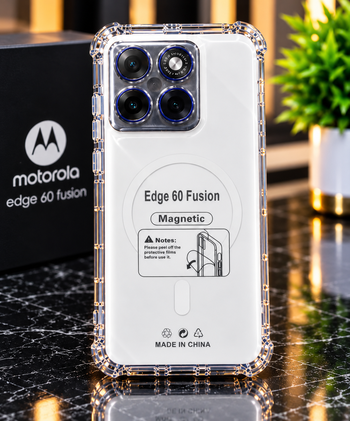 Motorola Edge 60 Fusion Anti Yellow Smart Case
