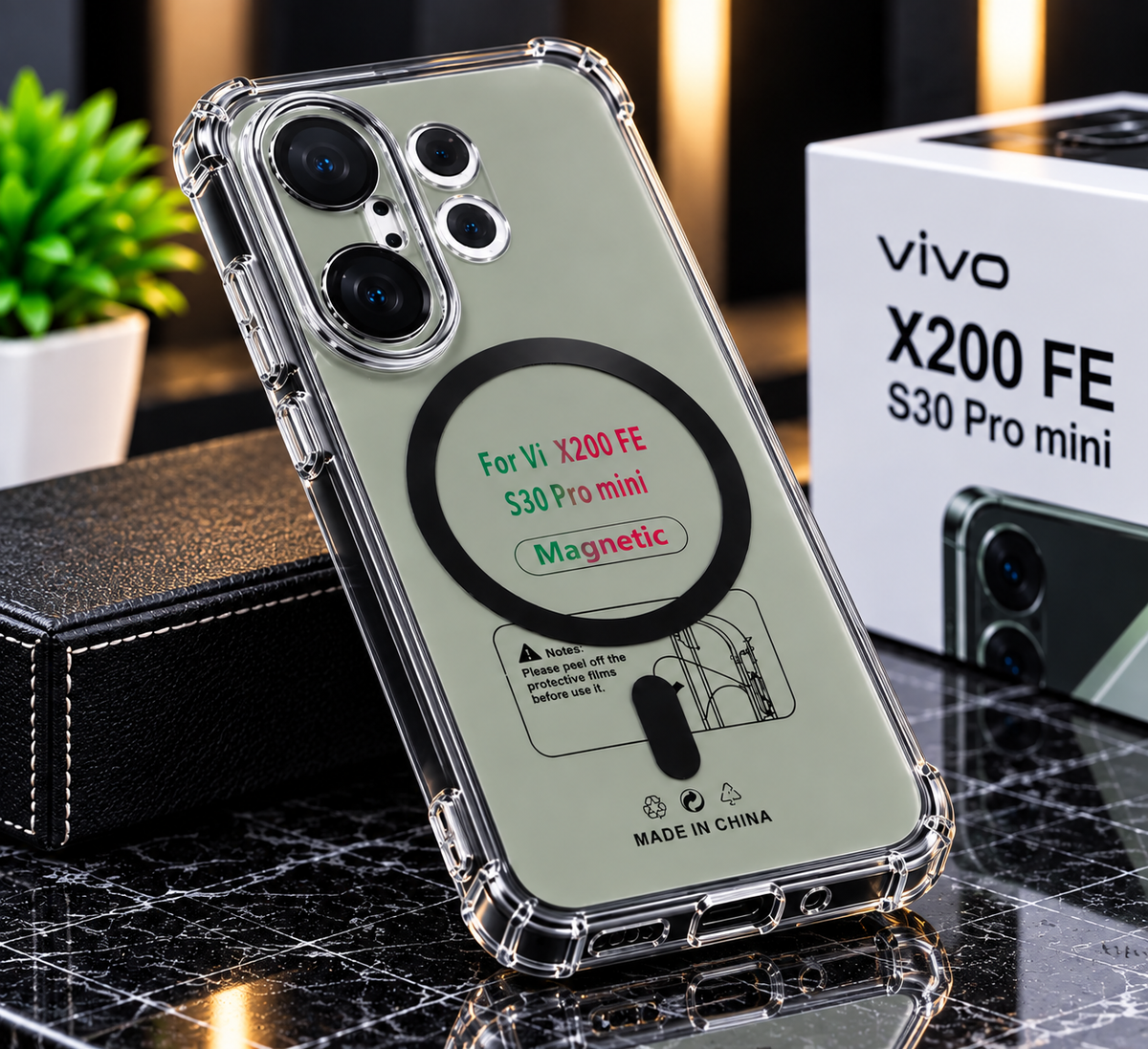 Vivo X200 FE Anti Yellow Smart Case