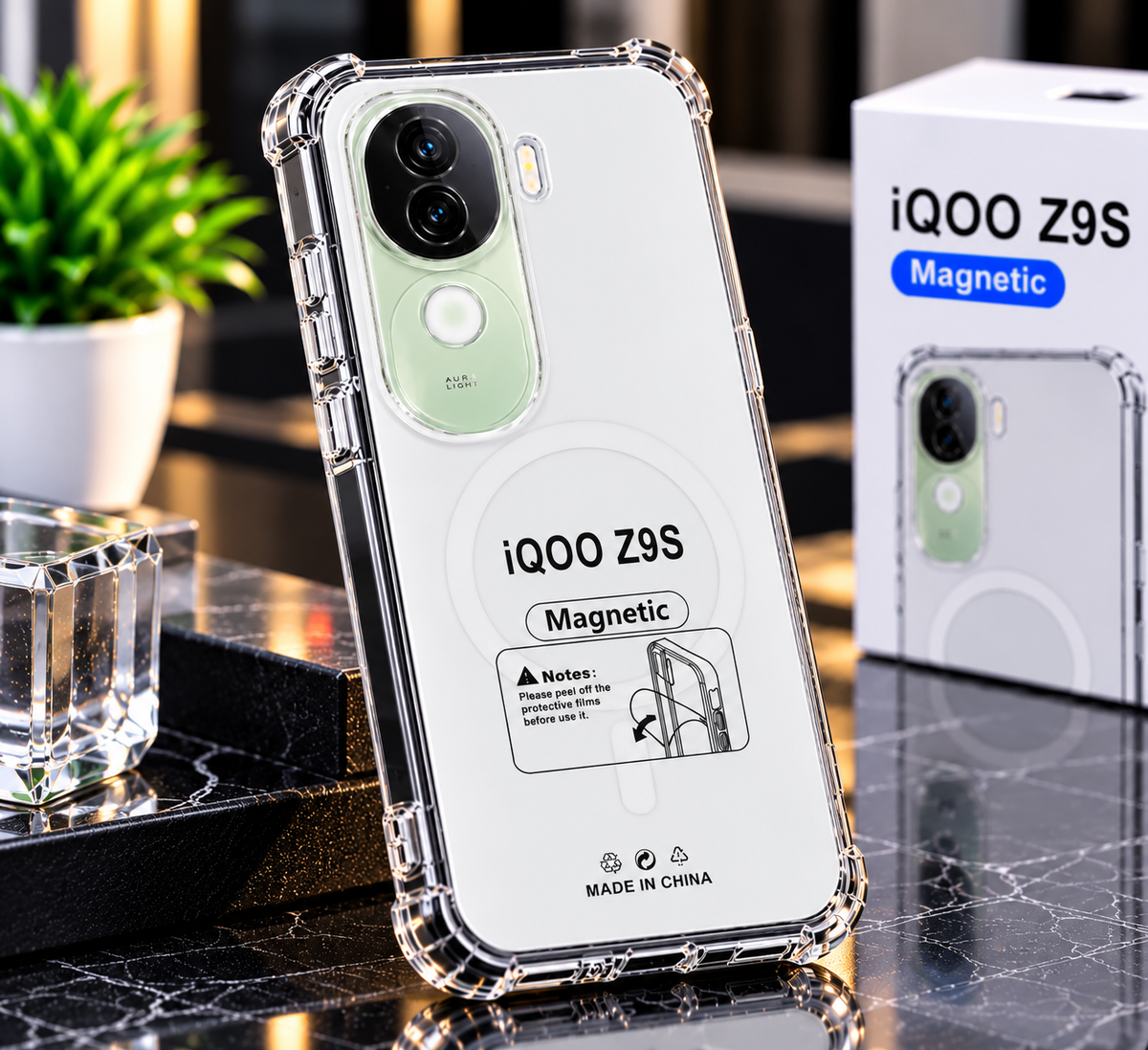 iQOO Z9S / V40E Anti Yellow Smart Case