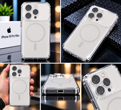 iPhone 16 Pro Max Transparent Airbag Case