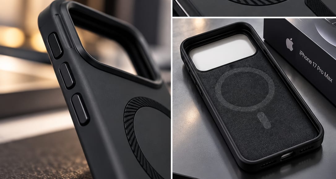 iPhone 17 Pro Max MagSafe Slim Matte Compatible Shockproof Case