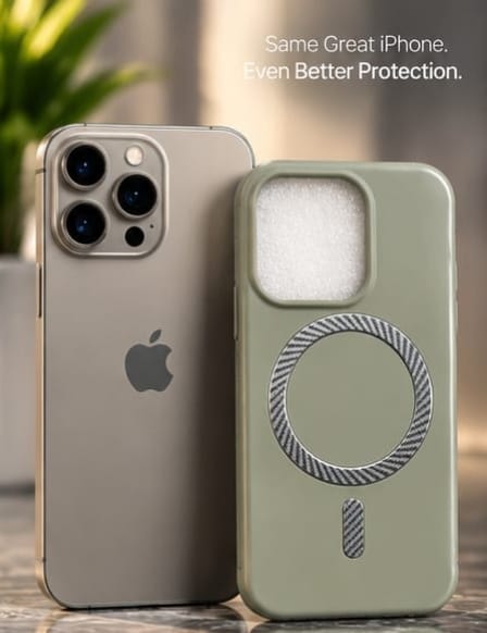 iPhone 15 Pro MagSafe Slim Matte Compatible Shockproof Case
