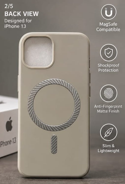 iPhone 13 MagSafe Slim Matte Compatible Shockproof Case