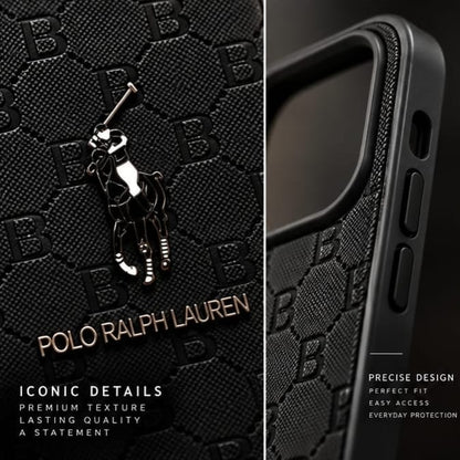 iPhone 16 Pro Max Premium Polo Ralph Lauren Style Luxury Protective Case