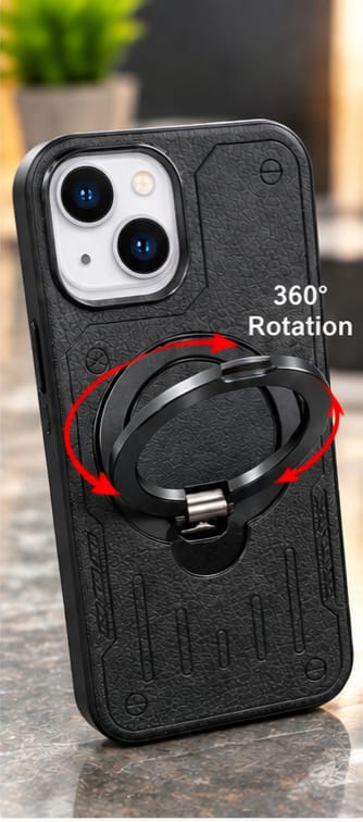 iPhone 15 Ring Holder Magnetic Phone Case