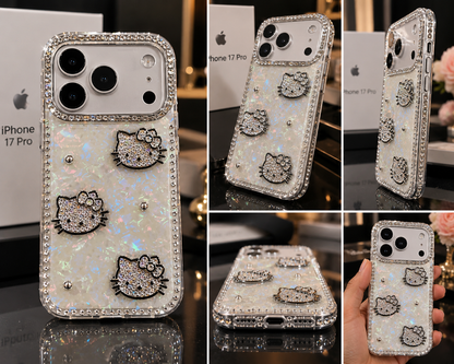 iPhone 17 Pro Luxury Crystal Bling Case