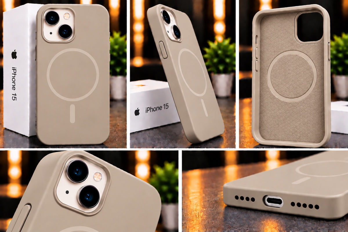 iPhone 15 Premium Soft Silicone Shockproof Case