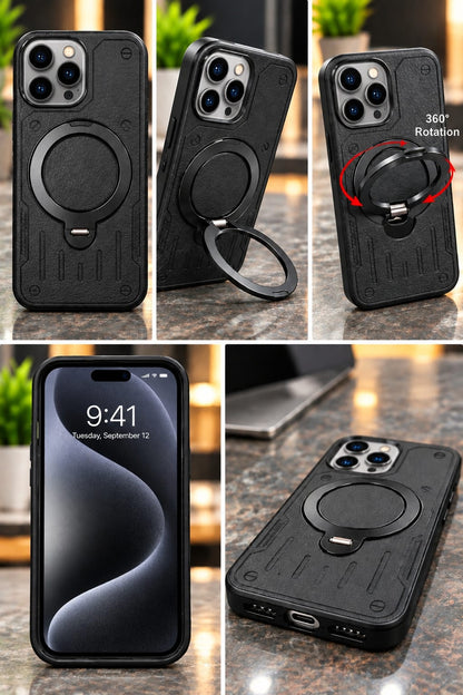 iPhone 15 Pro Ring Holder Magnetic Phone Case