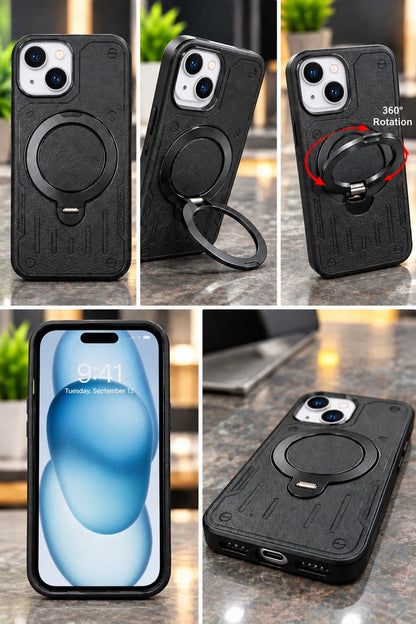 iPhone 15 Ring Holder Magnetic Phone Case