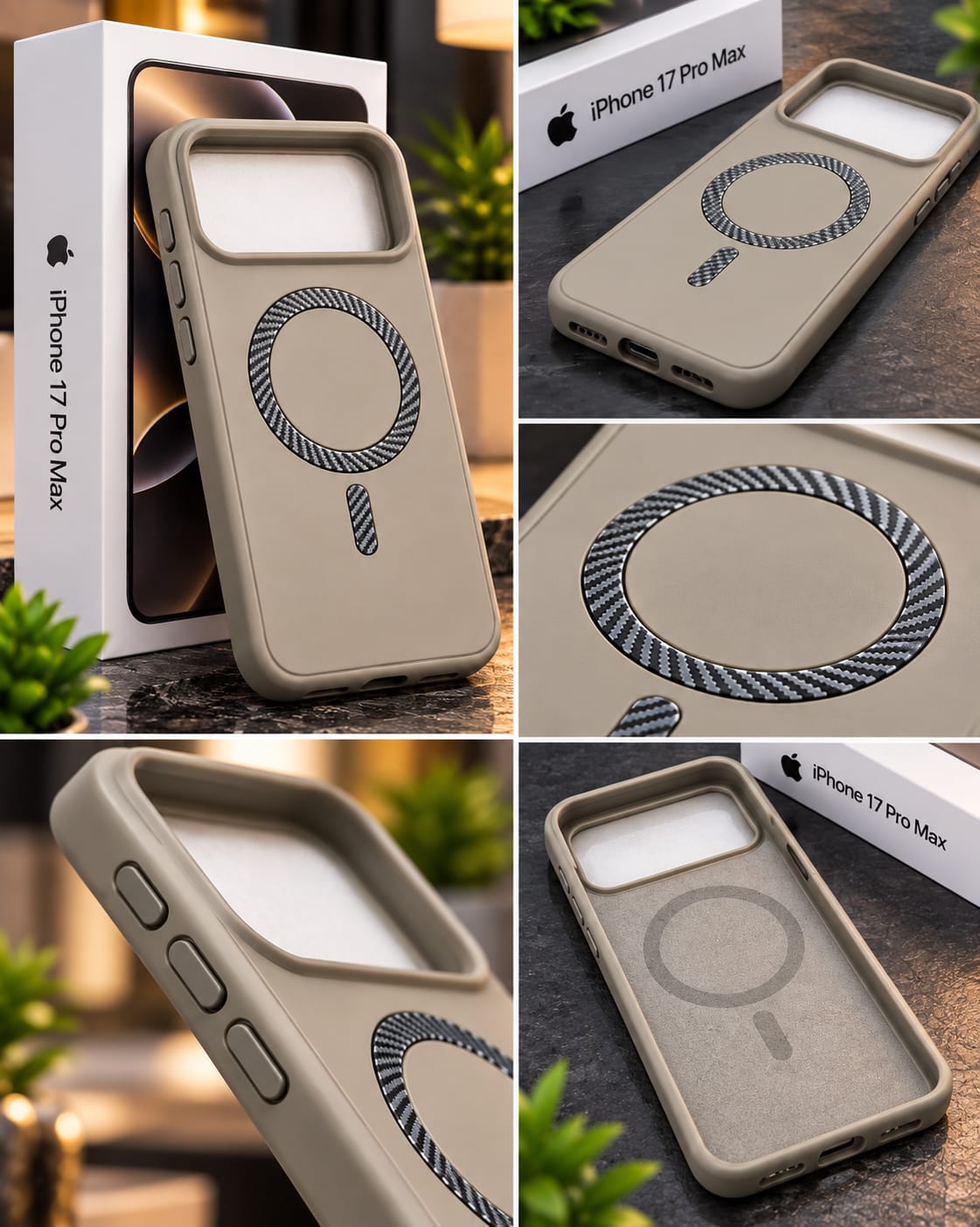 iPhone 17 Pro Max MagSafe Slim Matte Compatible Shockproof Case