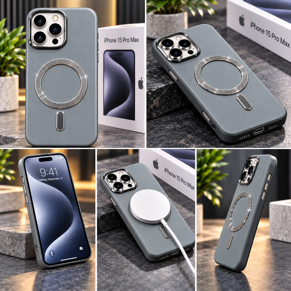 iPhone 15 Pro Max Premium Magnetic Protective MagSafe Case