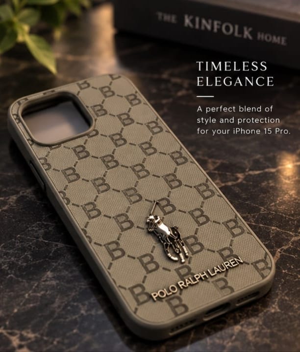 iPhone 15 Pro Premium Polo Ralph Lauren Style Luxury Protective Case
