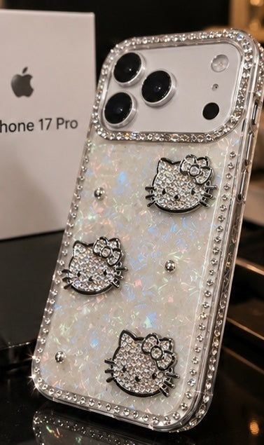 iPhone 17 Pro Luxury Crystal Bling Case