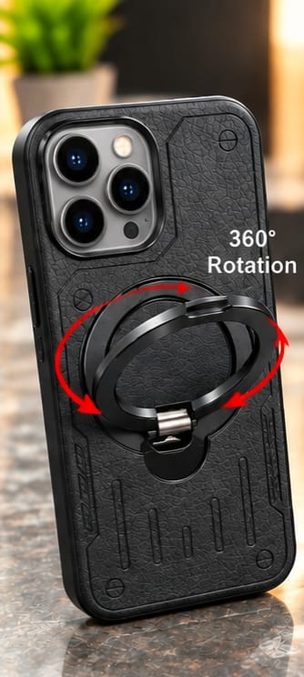 iPhone 15 Pro Ring Holder Magnetic Phone Case