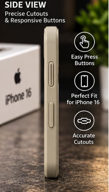 iPhone 16 MagSafe Slim Matte Compatible Shockproof Case