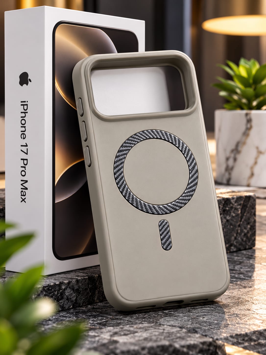 iPhone 17 Pro Max MagSafe Slim Matte Compatible Shockproof Case
