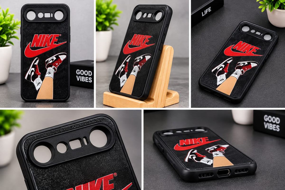 Vivo X300 FE Red Sneaker Graphic Premium Phone Case