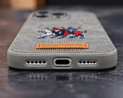 iPhone 15 Pro Max Luxury Polo Horse Leather Case