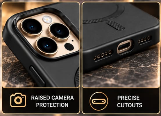 iPhone 16 Pro Max MagSafe Slim Matte Compatible Shockproof Case