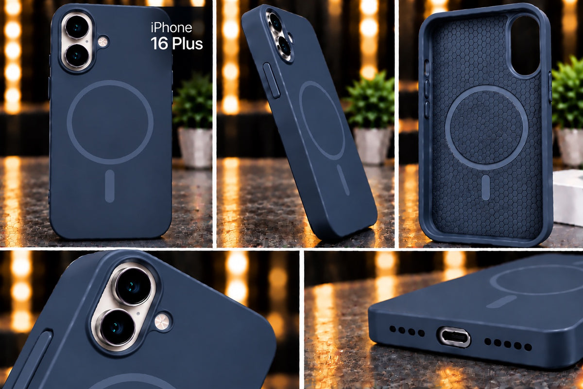 iPhone 16 Plus Premium Soft Silicone Shockproof Case