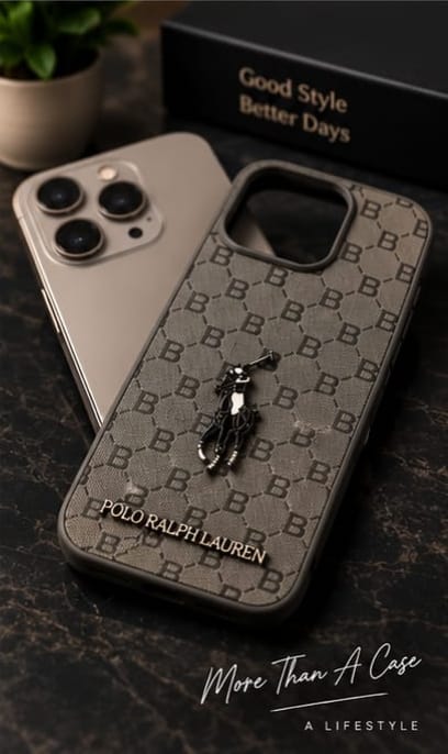 iPhone 16 Pro Max Premium Polo Ralph Lauren Style Luxury Protective Case