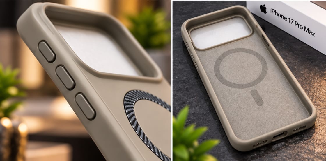 iPhone 17 Pro Max MagSafe Slim Matte Compatible Shockproof Case
