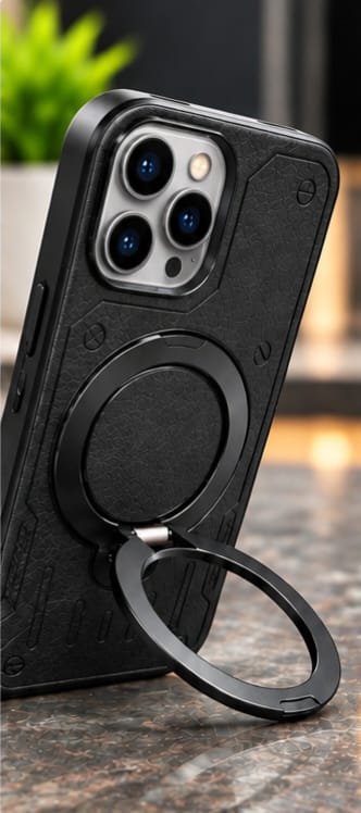 iPhone 15 Pro Ring Holder Magnetic Phone Case