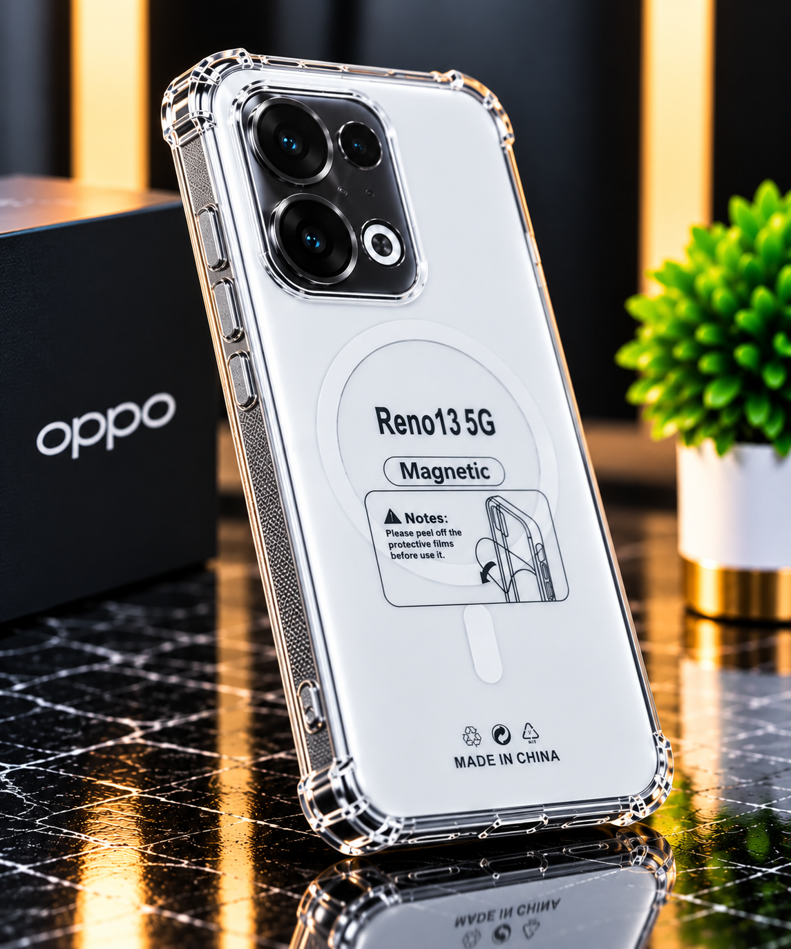 Oppo Reno 13 Anti Yellow Smart Case