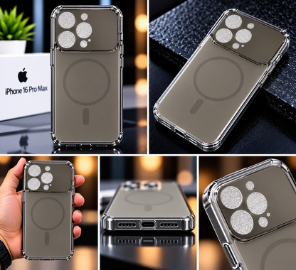 iPhone 16 Pro Max Transparent Airbag Case
