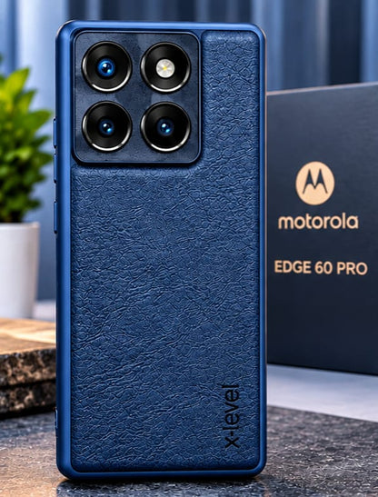 Motorola Edge 60 Pro Luxury Premium Leather Case