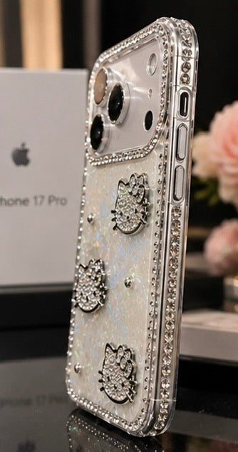 iPhone 17 Pro Luxury Crystal Bling Case