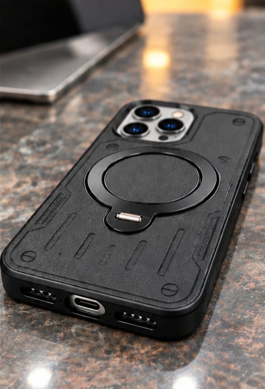 iPhone 15 Pro Ring Holder Magnetic Phone Case
