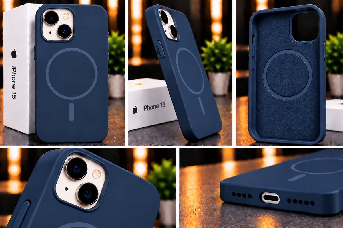 iPhone 15 Premium Soft Silicone Shockproof Case