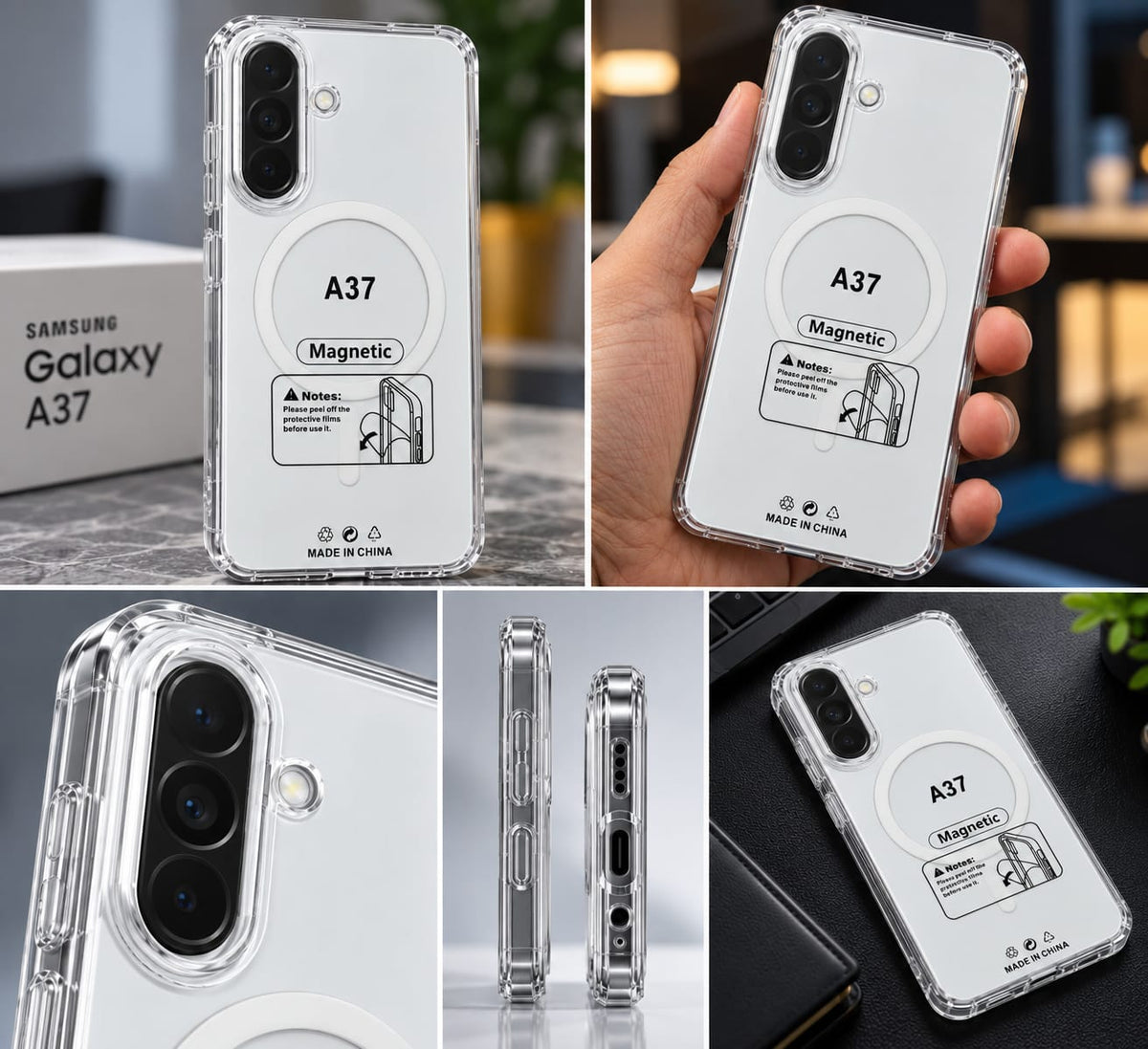 Samsung Galaxy A37 Anti Yellow Smart Case
