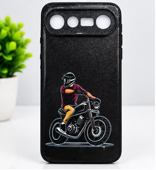 Vivo X300 FE Stylish Biker Graphic Premium Phone Case