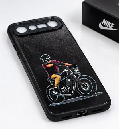 Vivo X300 FE Stylish Biker Graphic Premium Phone Case
