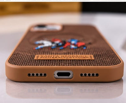 iPhone 15  Luxury Polo Horse Leather Case