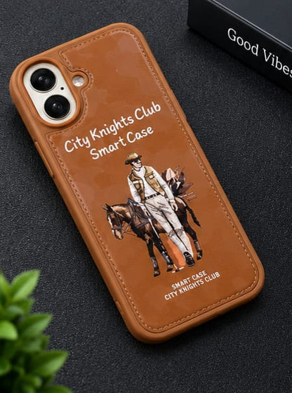 IPhone 16 City knight Club Smart Case 🏇