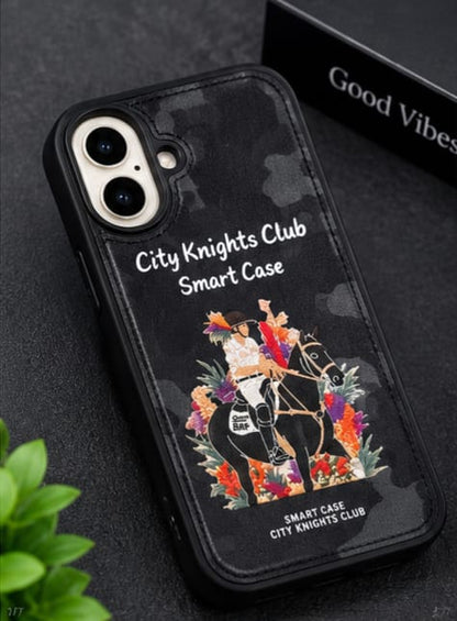 IPhone 16 City knight Club Smart Case 🏇