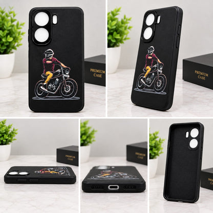 Vivo T5 Pro Stylish Biker Graphic Premium Phone Case