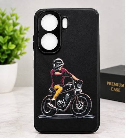 Vivo T5 Pro Stylish Biker Graphic Premium Phone Case
