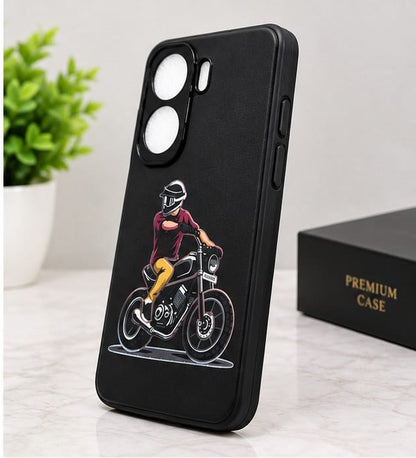 Vivo T5 Pro Stylish Biker Graphic Premium Phone Case