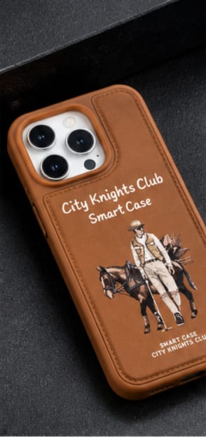 IPhone 16 Pro City knight Club Smart Case 🏇